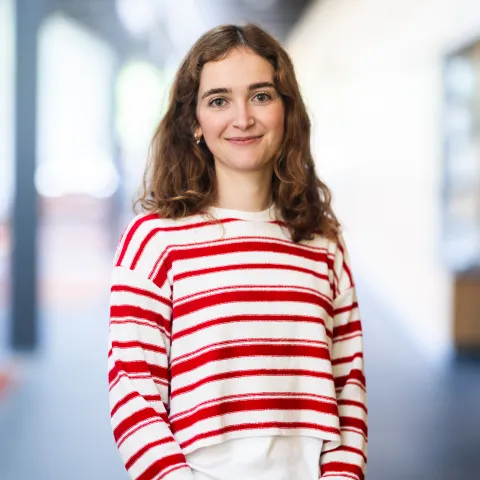 Esmira Bibaj, graduate student in Lehigh's earth and environmental studies program