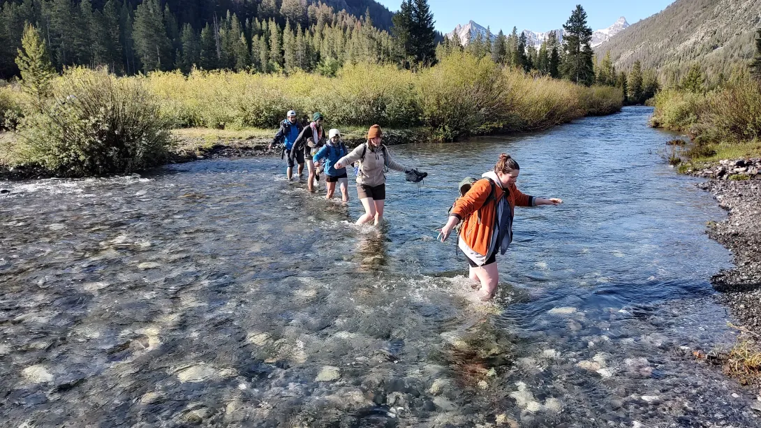 Lehigh University students at field camp